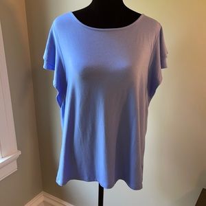 NWT Lilly Pulitzer Elly Top Blue Hyacint - L